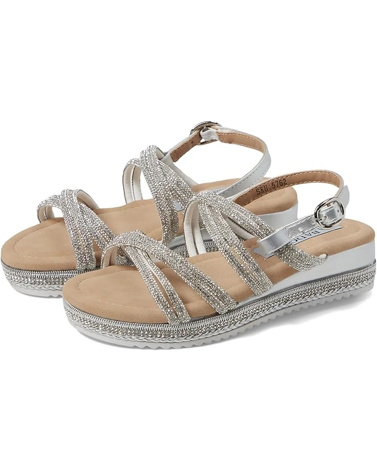 Badgley Mischka Kids Angela Platform Sandal (Little Kid/Big Kids) | Sandals - Image 6
