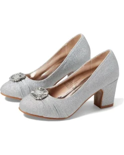 Badgley Mischka Kids Lola Jewel Toe Pump (Little Kid/Big Kid) | Heels