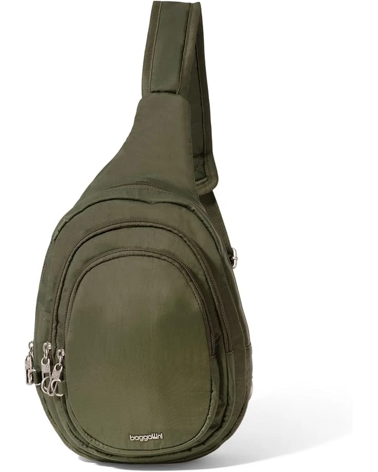 Baggallini Securtex Anti-Theft Triple Zip Sling | Backpacks - Image 10