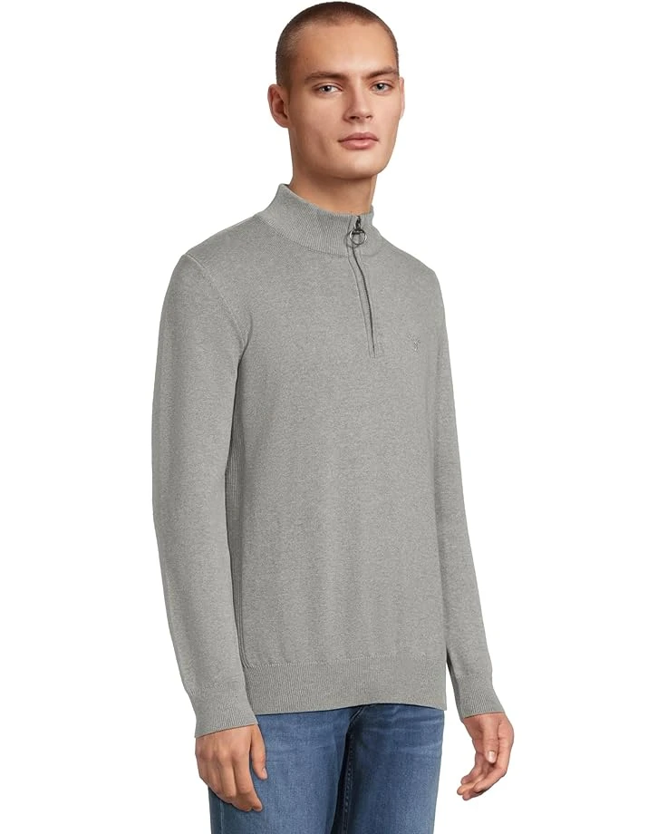 Barbour Cotton Half Zip Knitted Jumper | Sweaters - Image 2