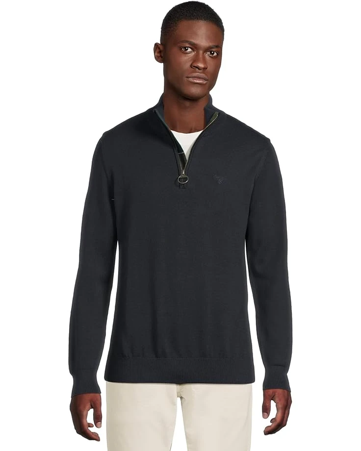 Barbour Cotton Half Zip Knitted Jumper | Sweaters - Image 6