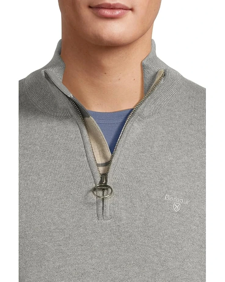 Barbour Cotton Half Zip Knitted Jumper | Sweaters - Image 4