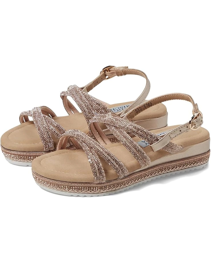 Badgley Mischka Kids Angela Platform Sandal (Little Kid/Big Kids) | Sandals