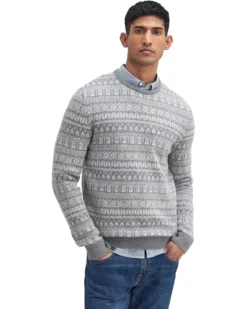 Barbour Stonebeck Fair Isle Crew Neck Sweater | Sweaters
