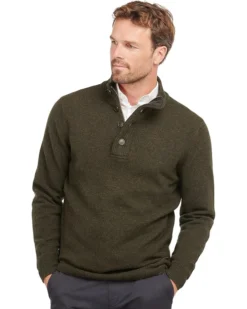 Barbour Essential Patch 1/2 Zip | Sweaters